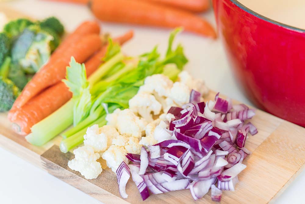 This creamy vegetable soup is so delicious, you'll never  believe that it's actually really healthy!